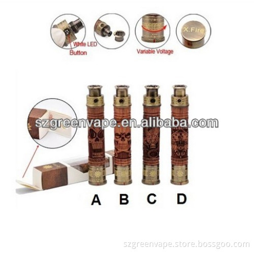 2014 Vision Newest Product Efire Wood Spinner Greenvape in Stock!!!!